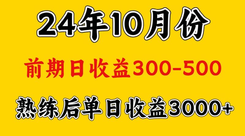 高手是怎么赚钱的.前期日收益500+熟练后日收益3000左右-创客网