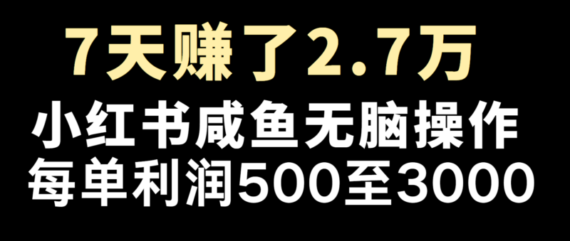 冷门暴利,超级简单的项目0成本玩法,每单在500至4000的利润-创客网