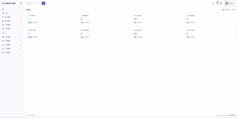 迅风二级域名分发系统源码最新开心版-创客网