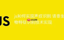 js如何实现声纹识别 语音生物特征识别技术实现-创客网