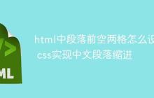 html中段落前空两格怎么设置 css实现中文段落缩进-创客网