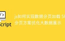 js如何实现数据分页加载 5种分页方案优化大数据展示-创客网