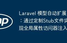 Laravel 模型自动扩展：通过定制Stub文件实现全局属性访问器注入-创客网