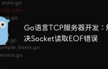 Go语言TCP服务器开发：解决Socket读取EOF错误-创客网