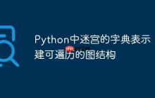 Python中迷宫的字典表示：构建可遍历的图结构-创客网