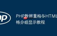 PHP数据重构与HTML表格分组显示教程-创客网