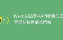 Next.js应用中API密钥的安全管理与数据请求策略-创客网
