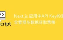 Next.js 应用中API Key的安全管理与数据获取策略-创客网