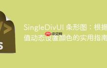 SingleDivUI 条形图：根据数值动态设置颜色的实用指南-创客网