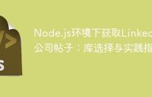 Node.js环境下获取LinkedIn公司帖子：库选择与实践指南-创客网