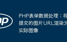 PHP表单数据处理：将提交的图片URL渲染为实际图像-创客网