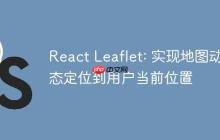 React Leaflet: 实现地图动态定位到用户当前位置-创客网