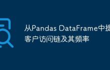 从Pandas DataFrame中提取客户访问链及其频率-创客网