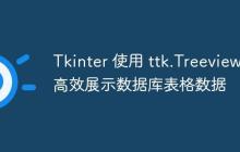 Tkinter 使用 ttk.Treeview 高效展示数据库表格数据-创客网