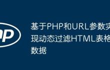 基于PHP和URL参数实现动态过滤HTML表格数据-创客网