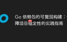 Go 依赖包的可复现构建:保障项目稳定性的实践指南-创客网
