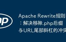 Apache Rewrite规则:解决移除.php后缀与URL尾部斜杠的冲突-创客网