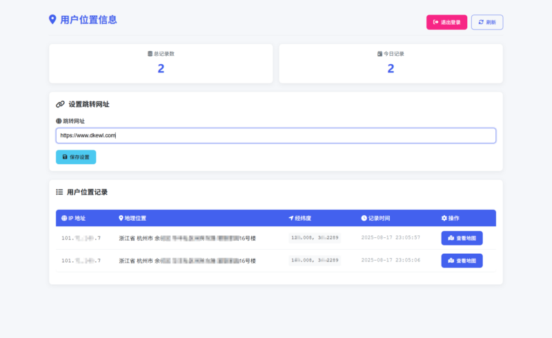 全新IP定位系统源码 全开源 轻量化-创客网