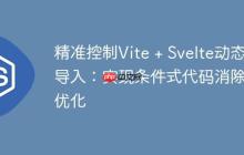 精准控制Vite + Svelte动态导入：实现条件式代码消除与优化-创客网