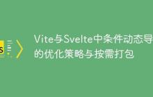 Vite与Svelte中条件动态导入的优化策略与按需打包-创客网