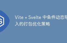 Vite + Svelte 中条件动态导入的打包优化策略-创客网