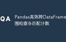 Pandas高效跨DataFrame值范围检查与匹配计数-创客网