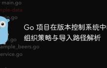 Go 项目在版本控制系统中的组织策略与导入路径解析-创客网