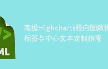 高级Highcharts径向图数据标签与中心文本定制指南-创客网