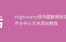 Highcharts径向图数据标签对齐与中心文本添加教程-创客网