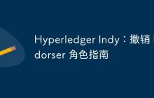 Hyperledger Indy：撤销 Endorser 角色指南-创客网