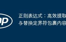 正则表达式：高效提取与替换定界符包裹内容-创客网
