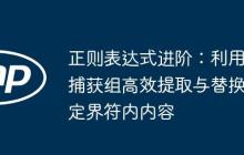 正则表达式进阶：利用捕获组高效提取与替换定界符内内容-创客网