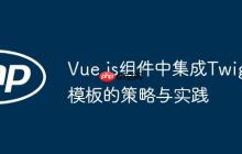 Vue.js组件中集成Twig模板的策略与实践-创客网