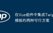 在Vue组件中集成Twig模板的两种可行方案-创客网