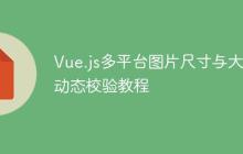 Vue.js多平台图片尺寸与大小动态校验教程-创客网