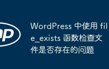 WordPress 中使用 file_exists 函数检查文件是否存在的问题-创客网