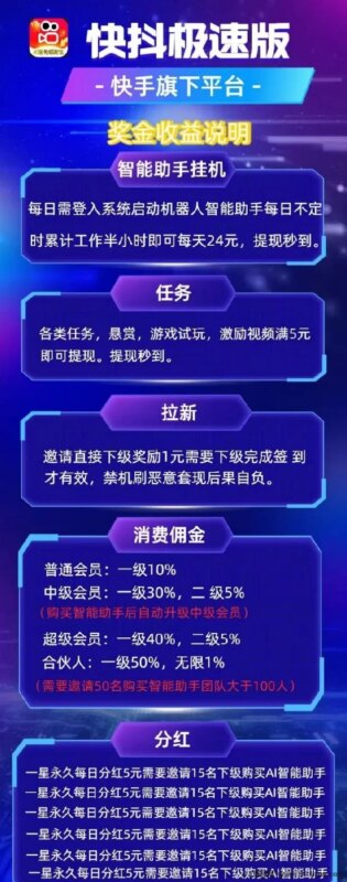 快抖极速版赚米平台:轻松日入几十圆,上手简单!-创客网